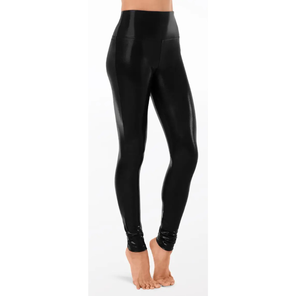 Dance Leggings Balera ML9756 XL Adult Black Metallic Jazz Hip Hop